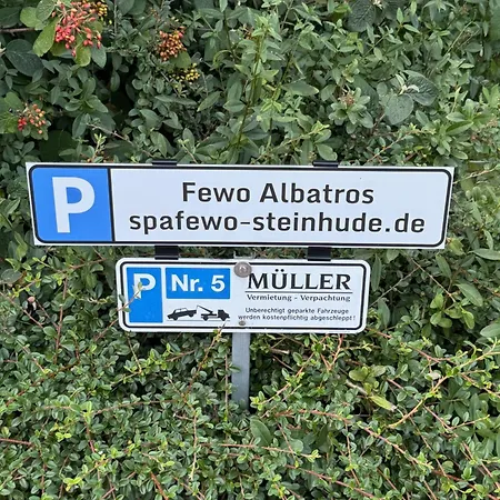 Ferien-whg Albatros Direkt Am Steinhuder-meer, Mit Meerblick Und Parkplatz شقة *
